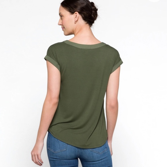 Fortune & Ivy Helina mixed material blouse - Picture 3 of 9